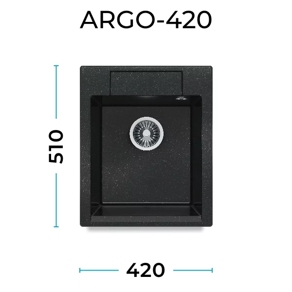 Кухонная мойка Polygran Argo-420 "Космос"