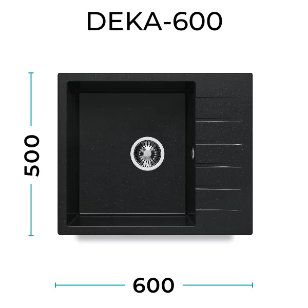 Кухонная мойка Polygran Deka-600 "Космос"