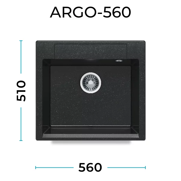Кухонная мойка Polygran Argo-560 "Космос"