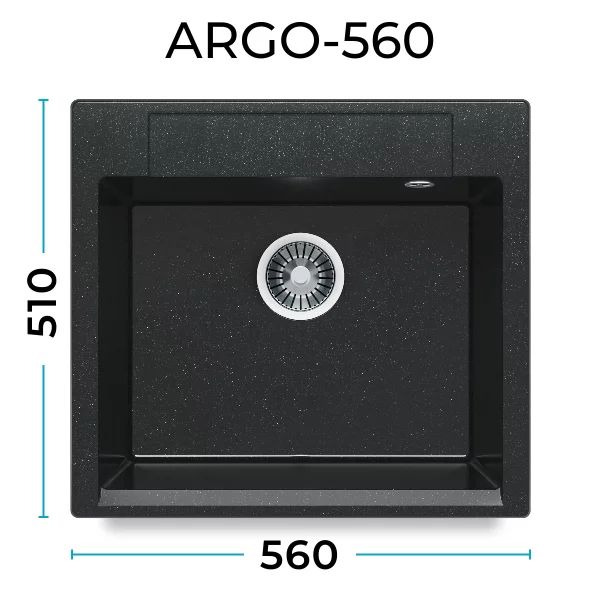 Кухонная мойка Polygran Argo-560 "Космос"