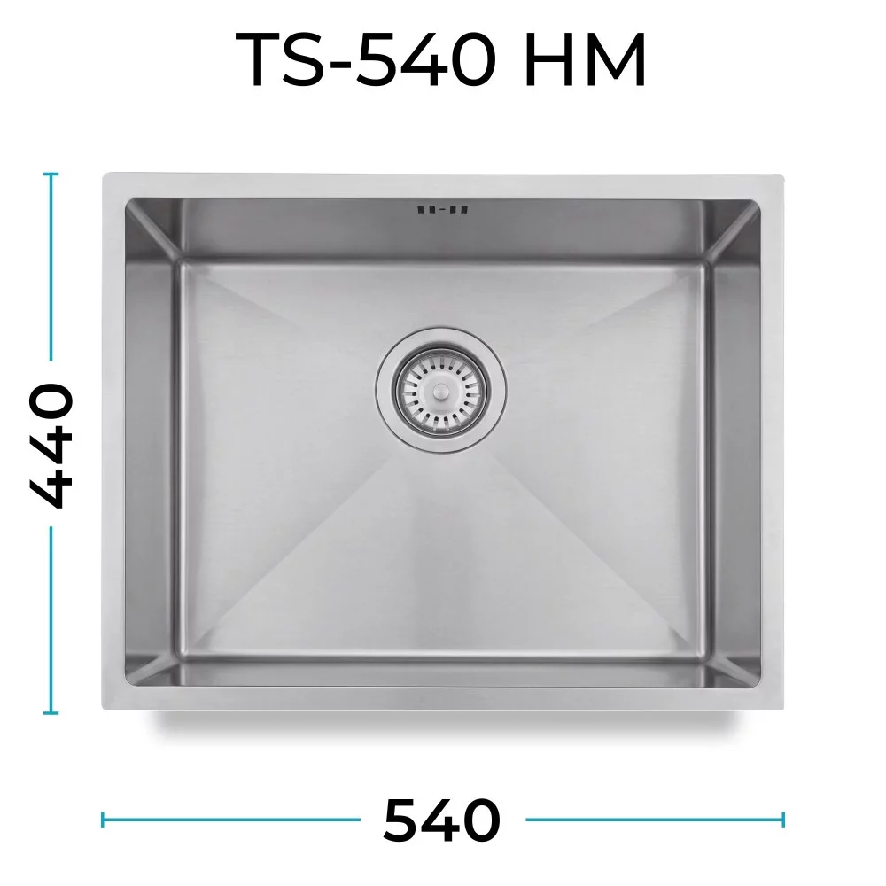 Кухонная мойка Polygran TS-540 HM Сатин