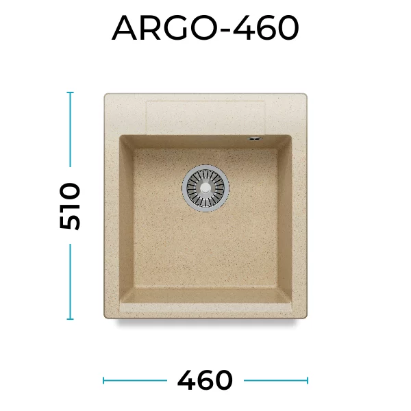 Кухонная мойка Polygran Argo-460 "Опал"