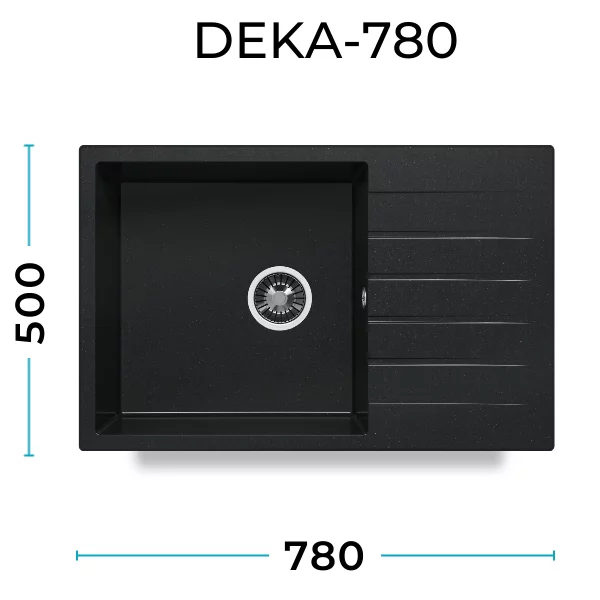 Кухонная мойка Polygran Deka-780 "Космос"