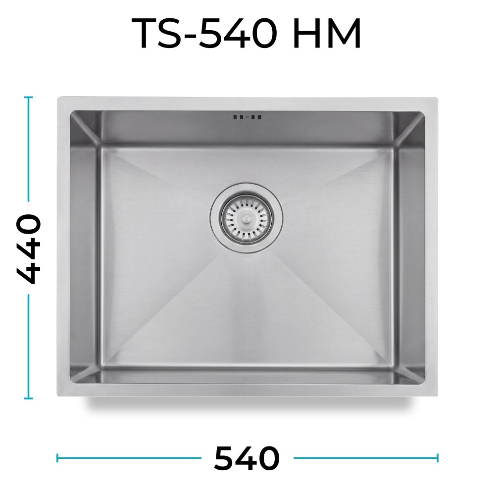 Кухонная мойка Polygran TS-540 HM Нержавеющая сталь